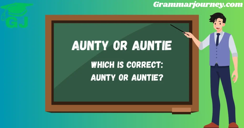 aunty or auntie