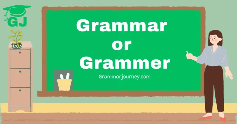grammar or grammer