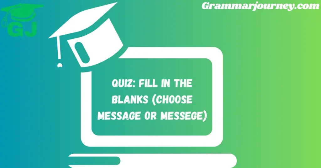 messege or message