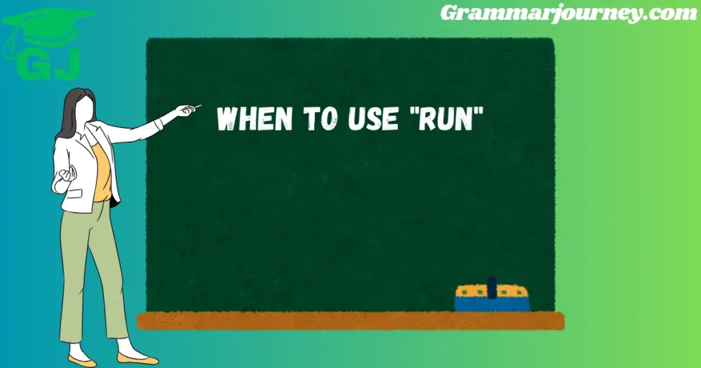 ran vs run